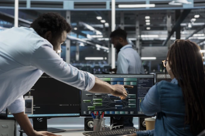 Ilustração representando cases de sucesso realizados pela INTERON.